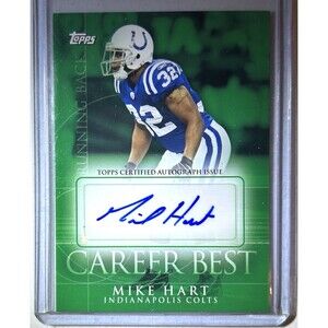 Mike Hart -Colts-2009 Topps Autographed Card #CBA-MH